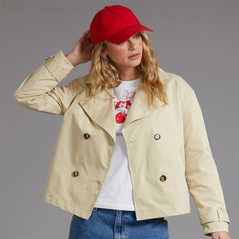 Bench Dames heuplengte trenchcoat Beige