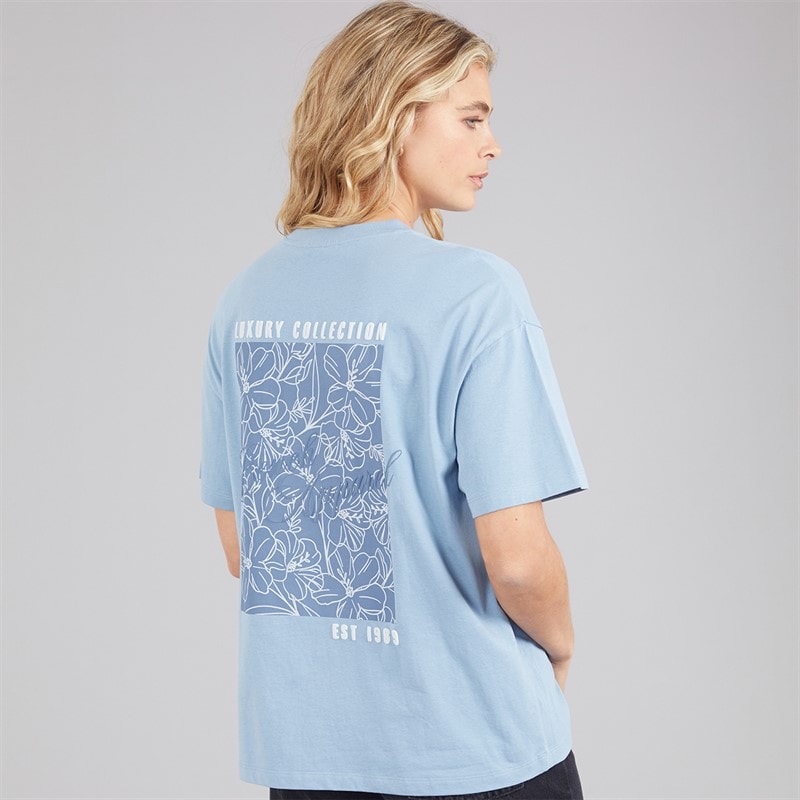 Bench Dames Yerra T-shirt Dusky Blue