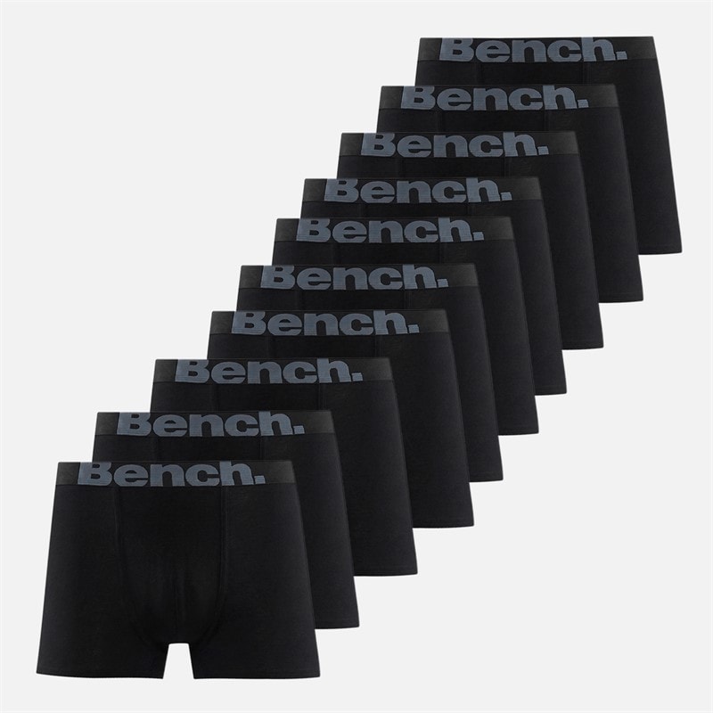 Bench lot de 10 boxers boutonnés Garçon Noir