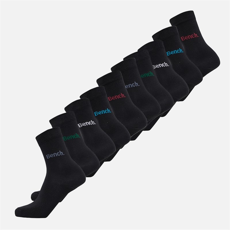 Bench Jongens Ten Pack Creswick Kostuum Sokken Zwart