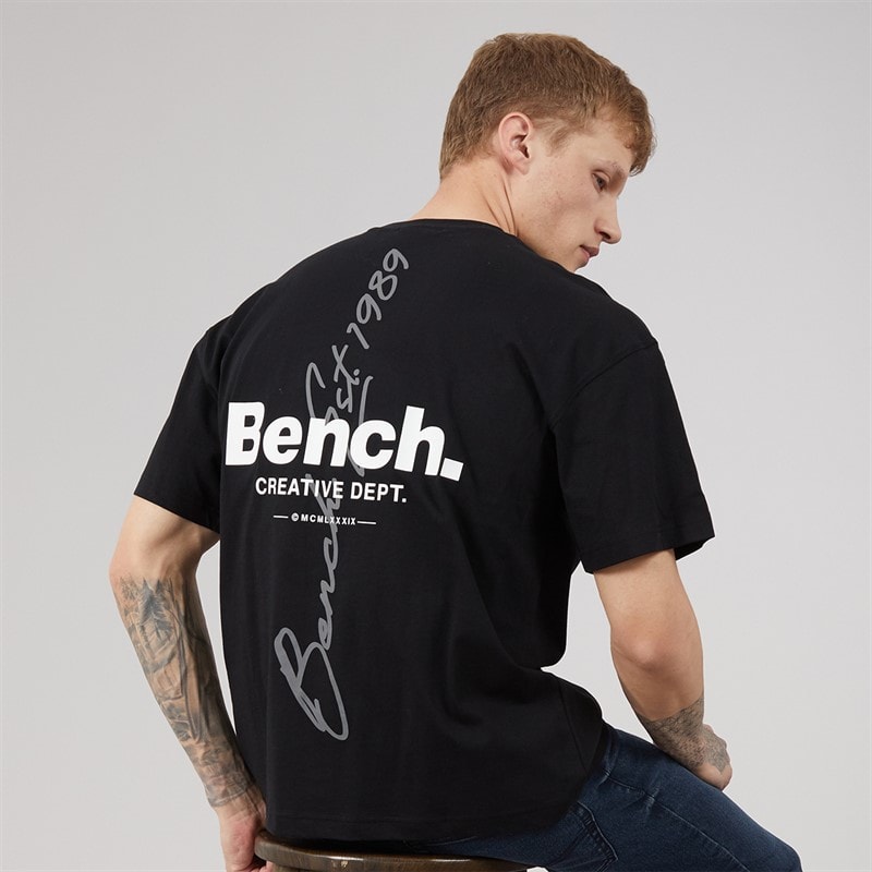 Bench Terlon T-shirt oversize dla niego kolor Czarny