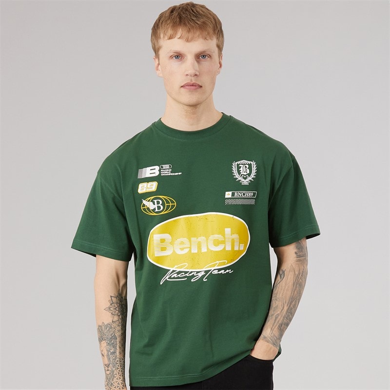 Bench Herren Alvera Oversized T-Shirt Primal Green