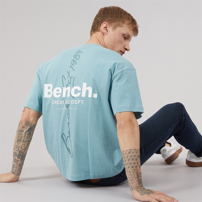Bench Terlon T-shirt oversize dla niego kolor Powder Blue