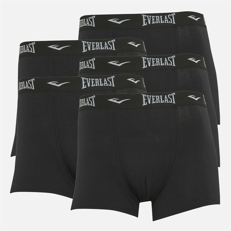 Everlast Herenslipjes Zwart/Zwart 5-pack