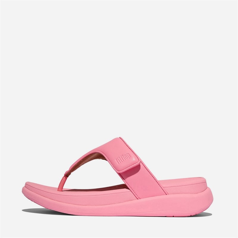 FitFlop Dames F-Mode Go Verstelbare Flatform Teenslipper Pink Perfect