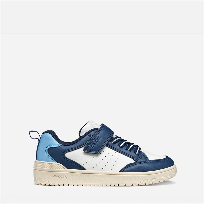 GEOX Baskets tout-petit Garçon Washiba Blanc/Navy
