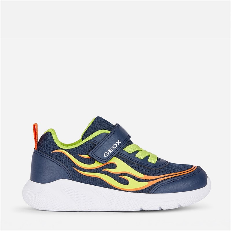 GEOX Baskets Enfant Garçon Sprintye Navy/Lime