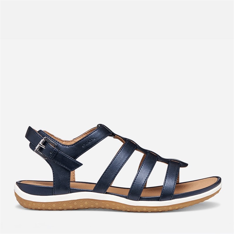 GEOX Sandales Vega Pêcheur Femme Jean Foncé Dk Jeans
