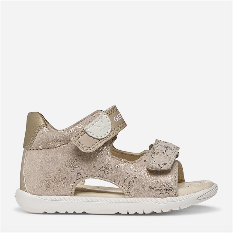 GEOX Sandales Macchia Fille nouveau-nées Beige/Platinum