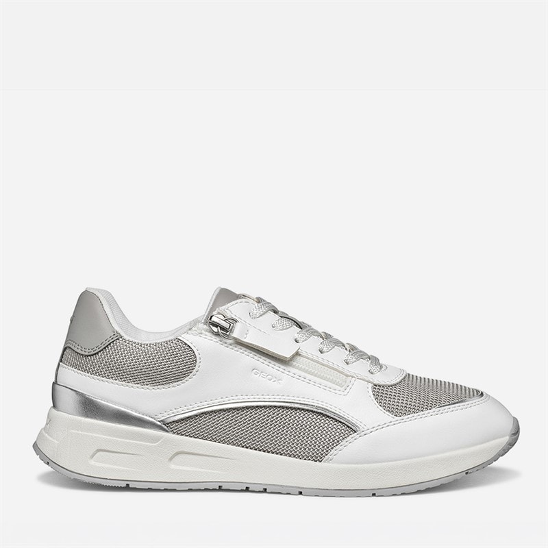 GEOX Baskets Bulmya Femme Blanc/Rock