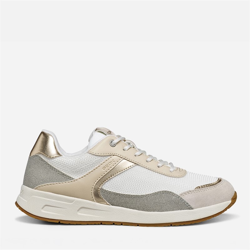 GEOX Baskets Bulmya Femme Papyrus/Blanc