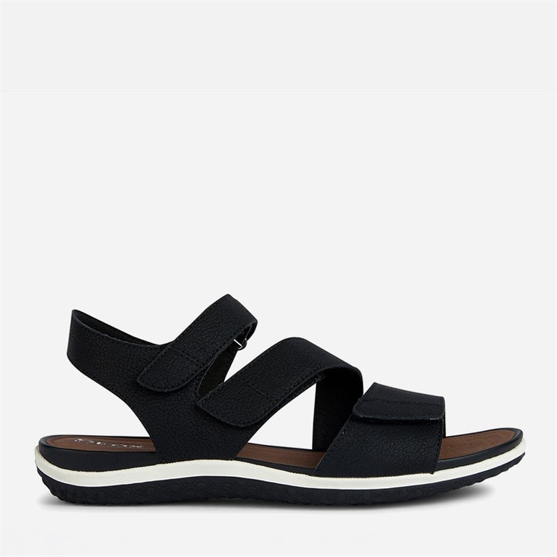 GEOX Sandales Vega Femme Noir