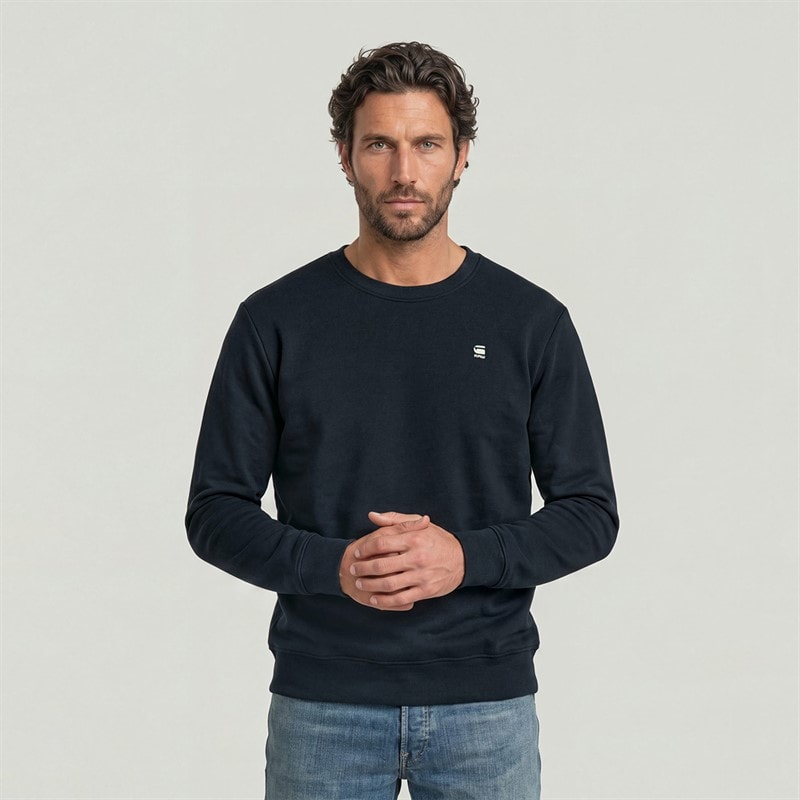 G-STAR Herren Kern Sweatshirt Blau