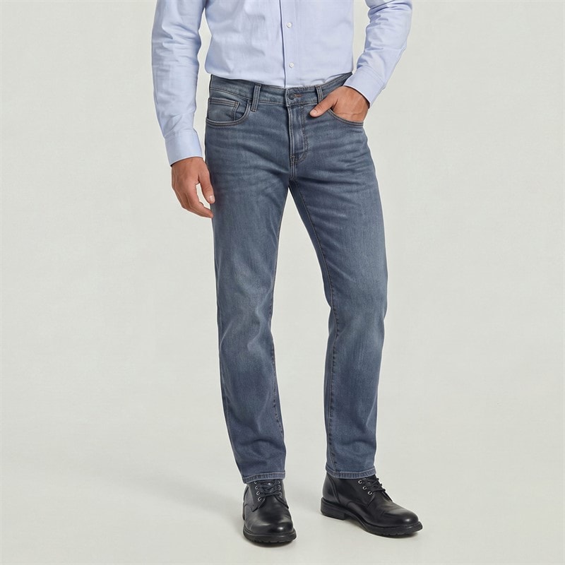 G-STAR Heren 3301 Rechte Pijp Jeans Middelblauw