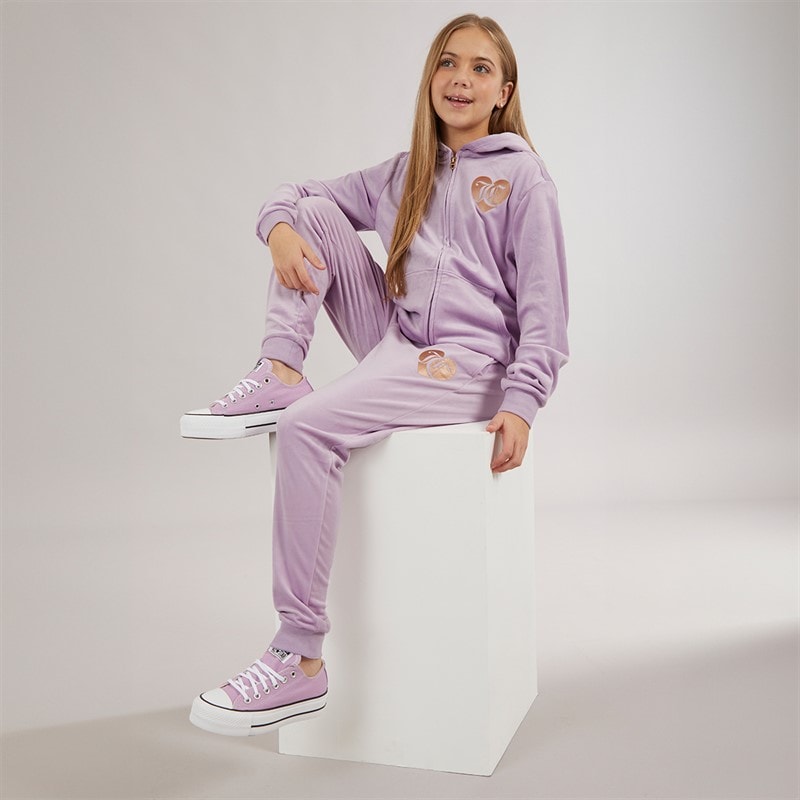 Juicy Couture Survêtement en velours Fille Lavenula