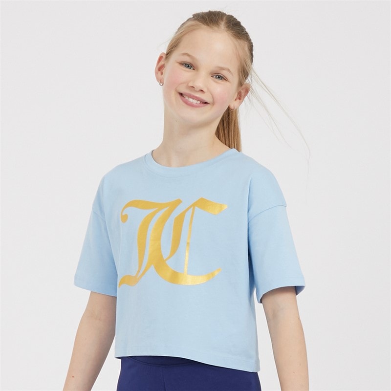 Juicy Couture Meisjes Tonal T-shirts Blauw