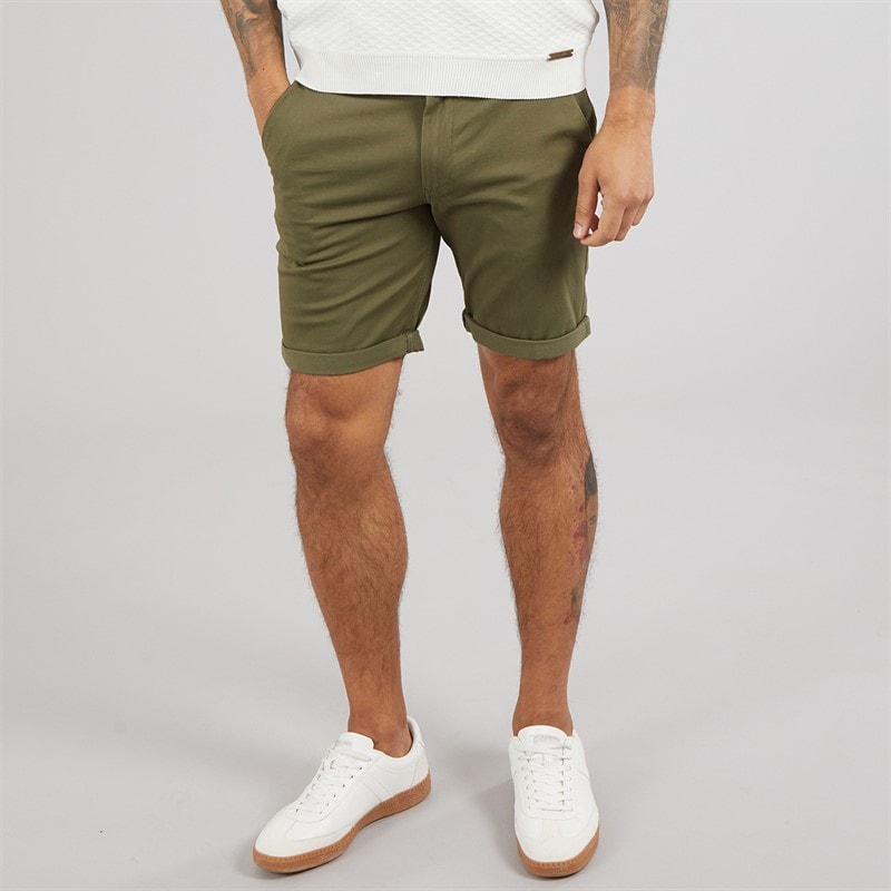 JACK & JONES Heren JJ Base Chino shorts Olijfgroen