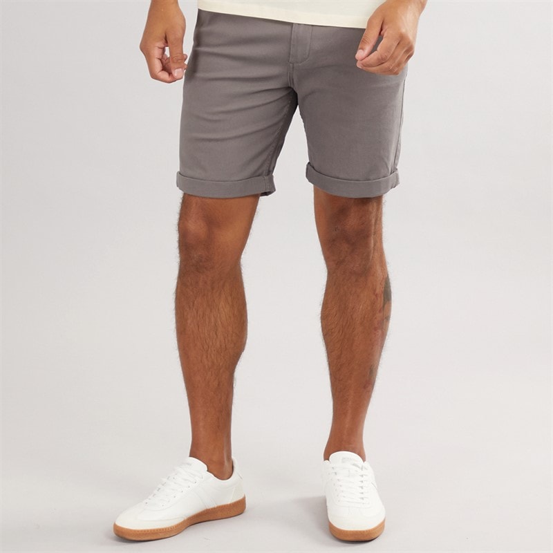 JACK & JONES Heren JJ Base Chino Shorts Antraciet Grijs