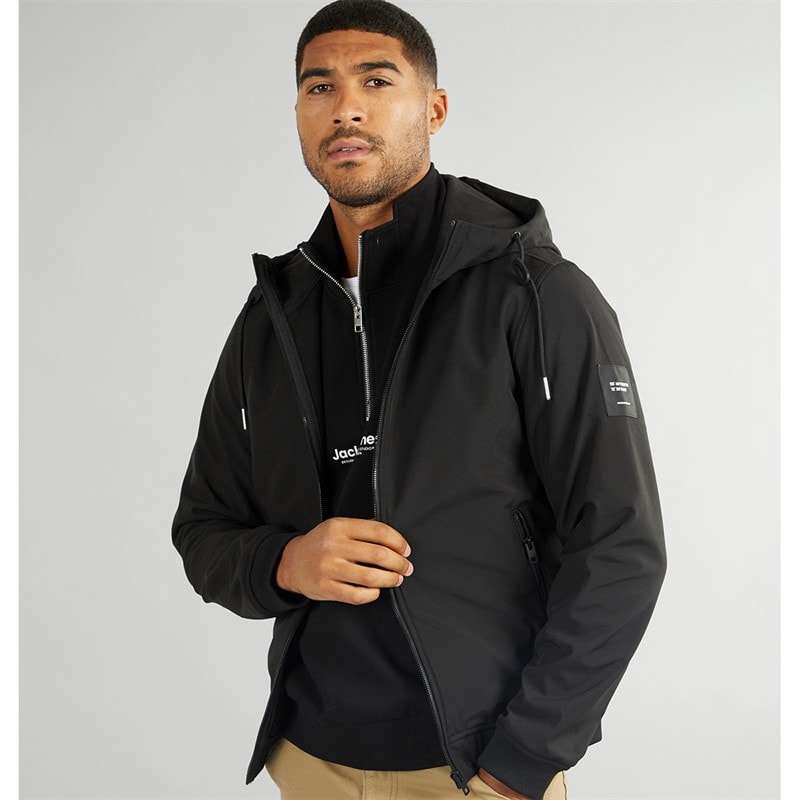 JACK & JONES Męskie Classic Kurtki Czarny