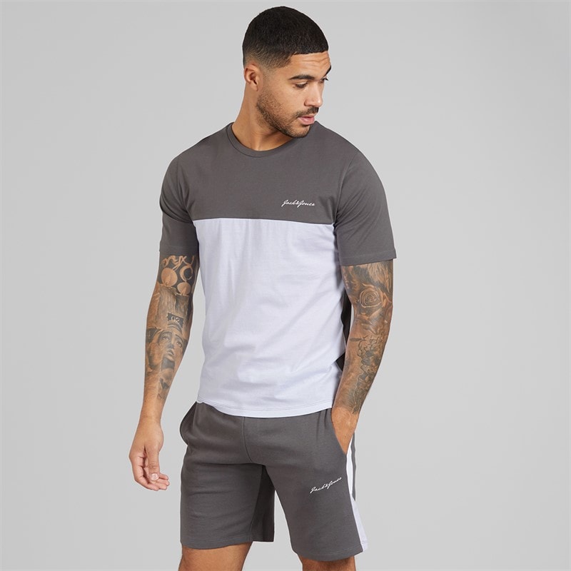 JACK & JONES Heren Trip Set Grijs