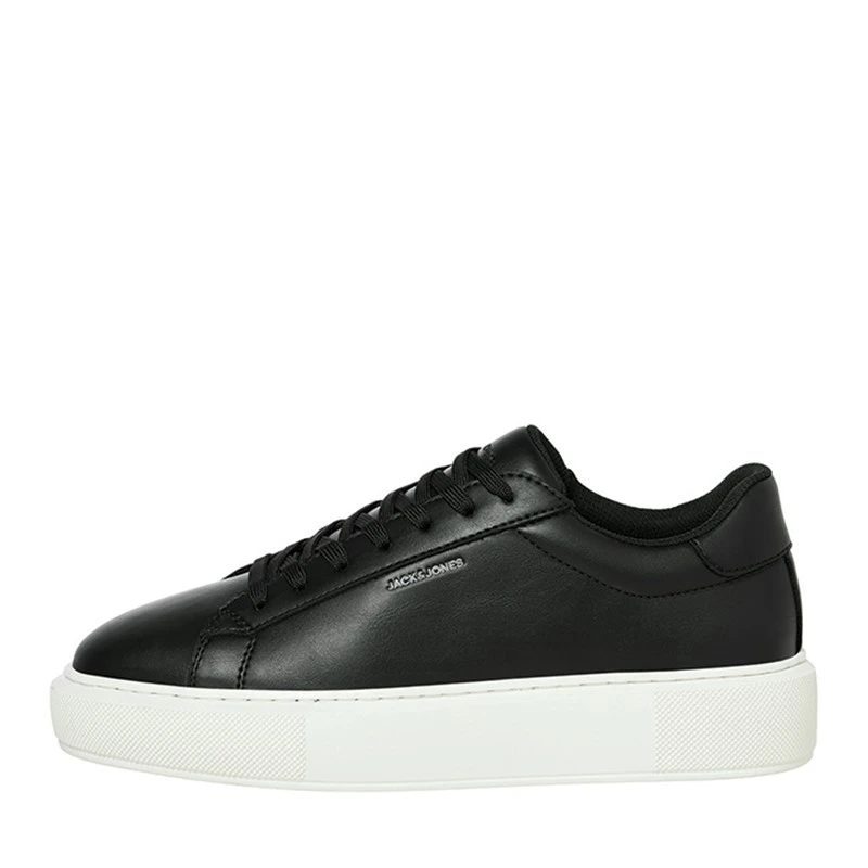JACK & JONES Herren Grand PU Cupsole Turnschuhe Anthrazit
