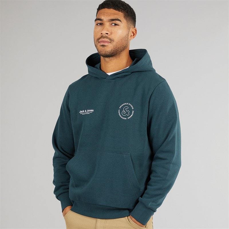JACK & JONES Heren Vesterbro Sport Hoodie Magisch Bos