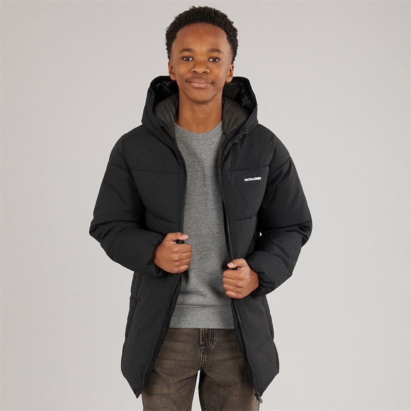 JACK & JONES Veste Rembourrée Brady Garçon Noir