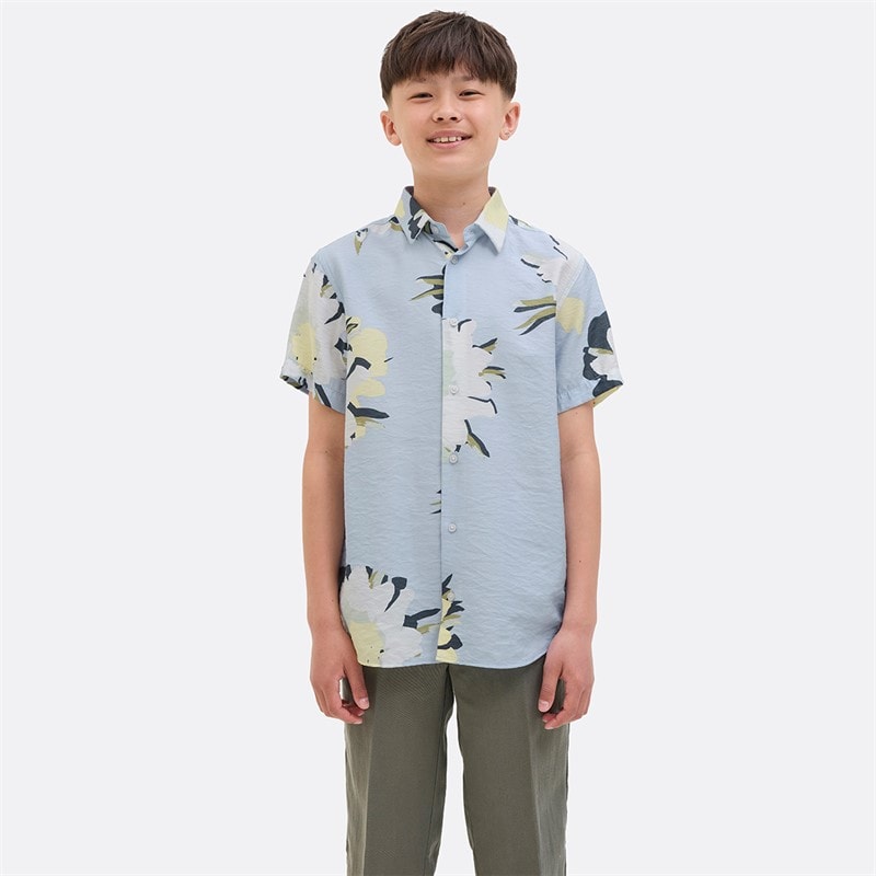 JACK & JONES Chemise Avira Marshall Garçon Ciel