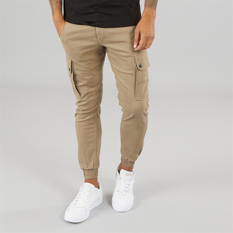 JACK & JONES Pantalon Cargo Paul Warner Akm 111 Marron Homme