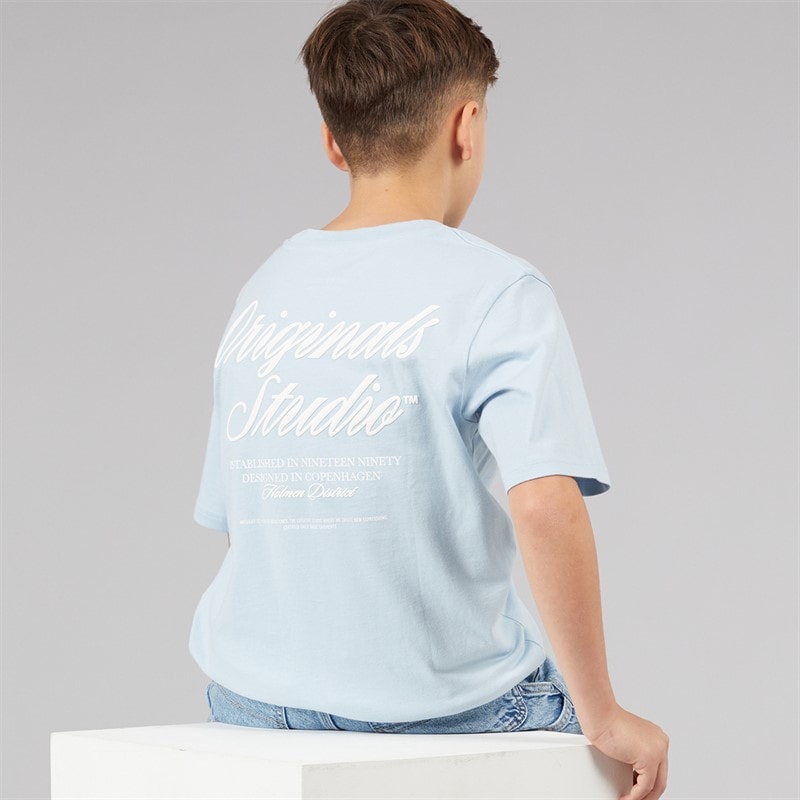 JACK & JONES Jongens Norrebro T-shirt Skyway