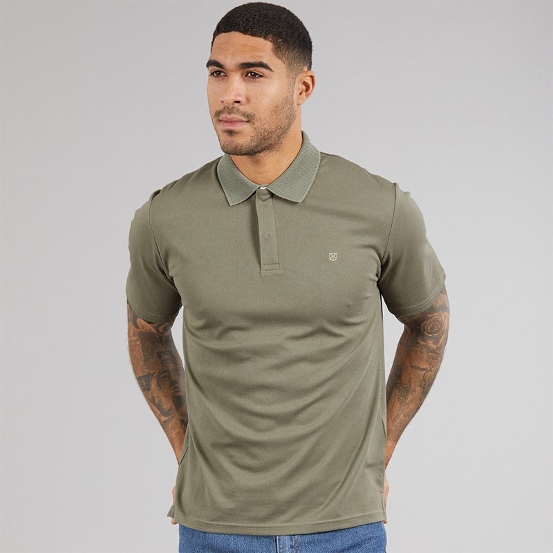 JACK & JONES Herren Crodney Poloshirt Dried Sage