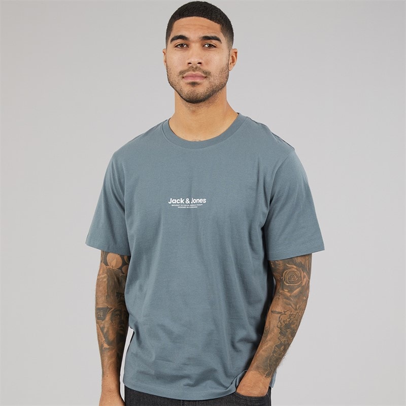 JACK & JONES Herren Vesterbro T Shirt Stormy Weather