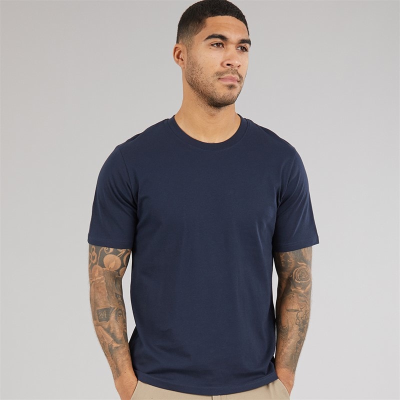 JACK & JONES Herren T-Shirt entspannt Navy Blazer
