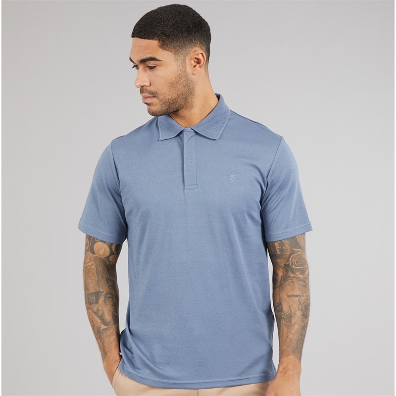 JACK & JONES Herren Crodney Poloshirt Flint Stone