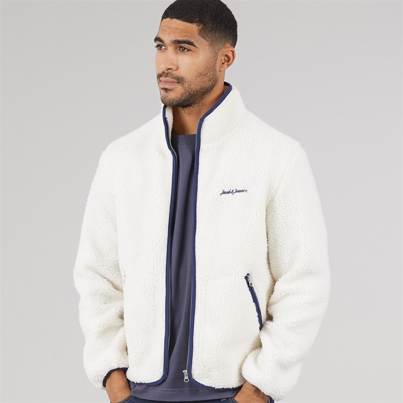 JACK & JONES Kurtka dla niego Norrebro Teddy kolor Ocean Cavern