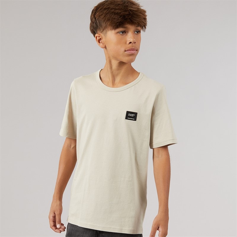 JACK & JONES Jongens Cleveland T-shirt Moonbeam