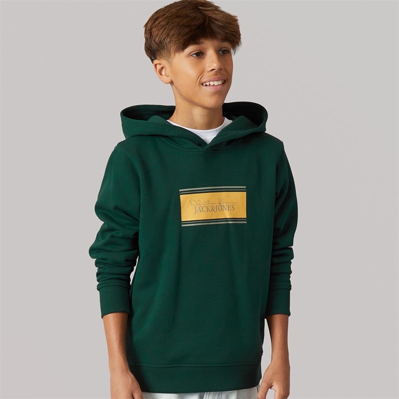 JACK & JONES Sweat à Capuche Buster Garçon Scarab