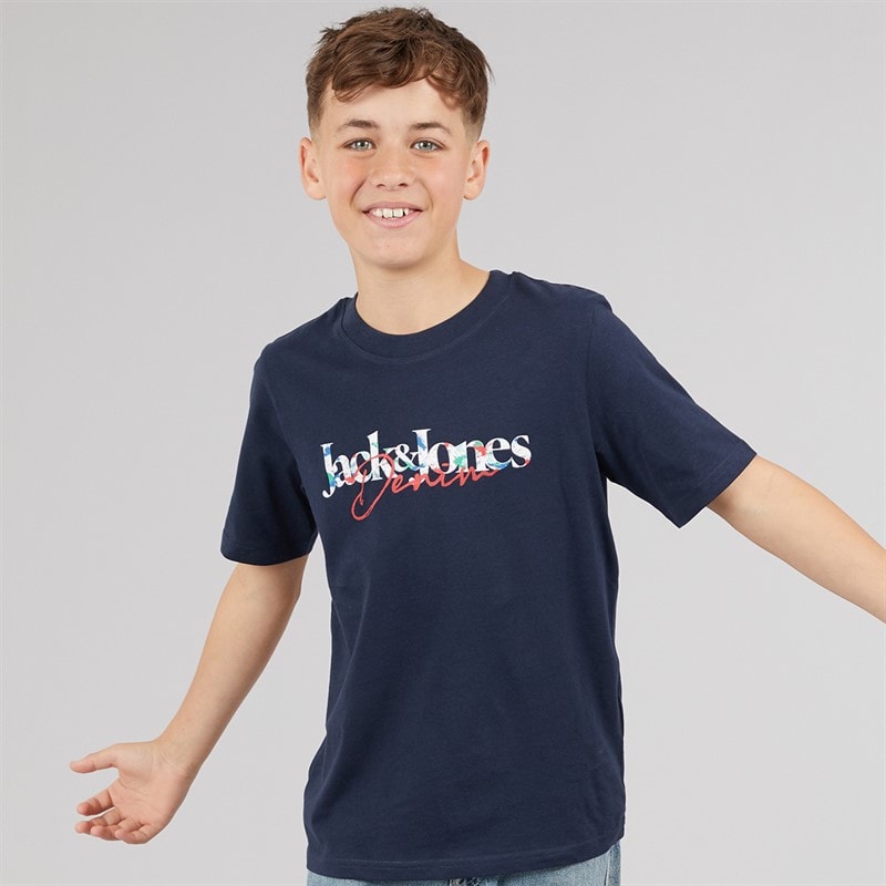 JACK & JONES Junge Tom T Shirt Navy Blazer