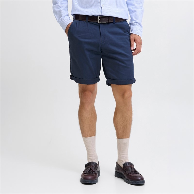 JACK & JONES Herren Chino Shorts Navy Blazer