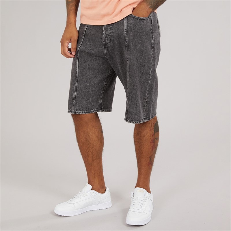 JACK & JONES Herren Ron Original Shorts SQ 293 Black Denim