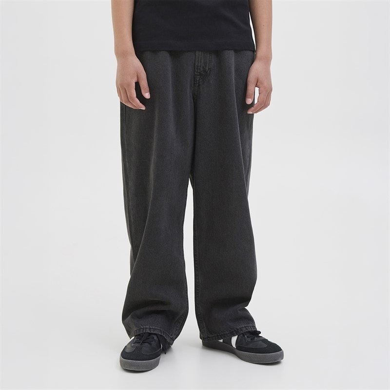 JACK & JONES Garçon Ron Akm 823 Jeans Black Denim