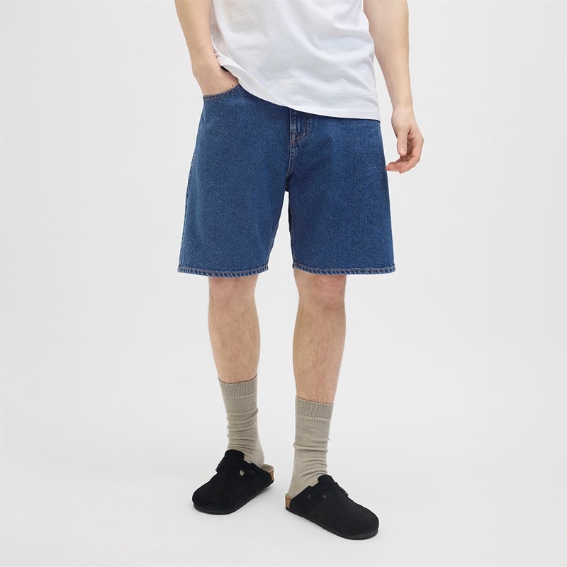 JACK & JONES Heren Taylor Jjcraft AKM 635 Korte broek Blue Denim