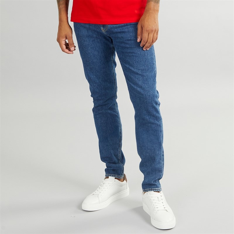 Calvin Klein Jeans Heren Tapered Jeans Denim Donker