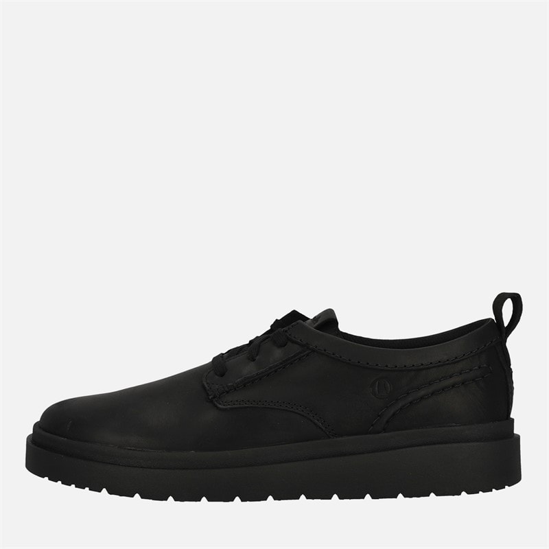 Clarks Heren Premium Polden Veterschoenen Black Leather