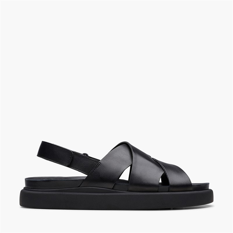 Clarks Sandales Aristella Sun D-Fit Femme Noir