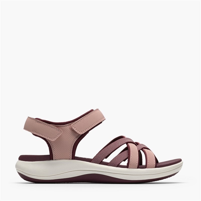 Clarks Sandales Mira Shore Femme Maroon