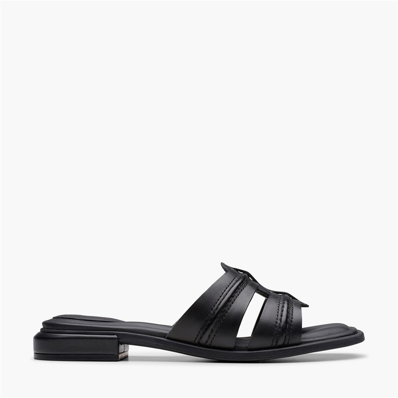 Clarks Sandales Ariany Femme Black Leather