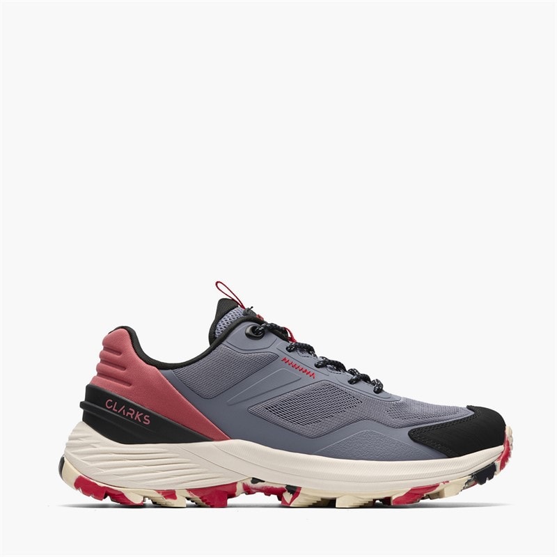 Clarks Damen Laila Trail Turnschuhe Blue Combi