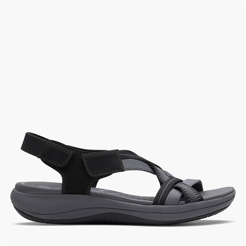Clarks Sandales Mira Ivy Femme Noir