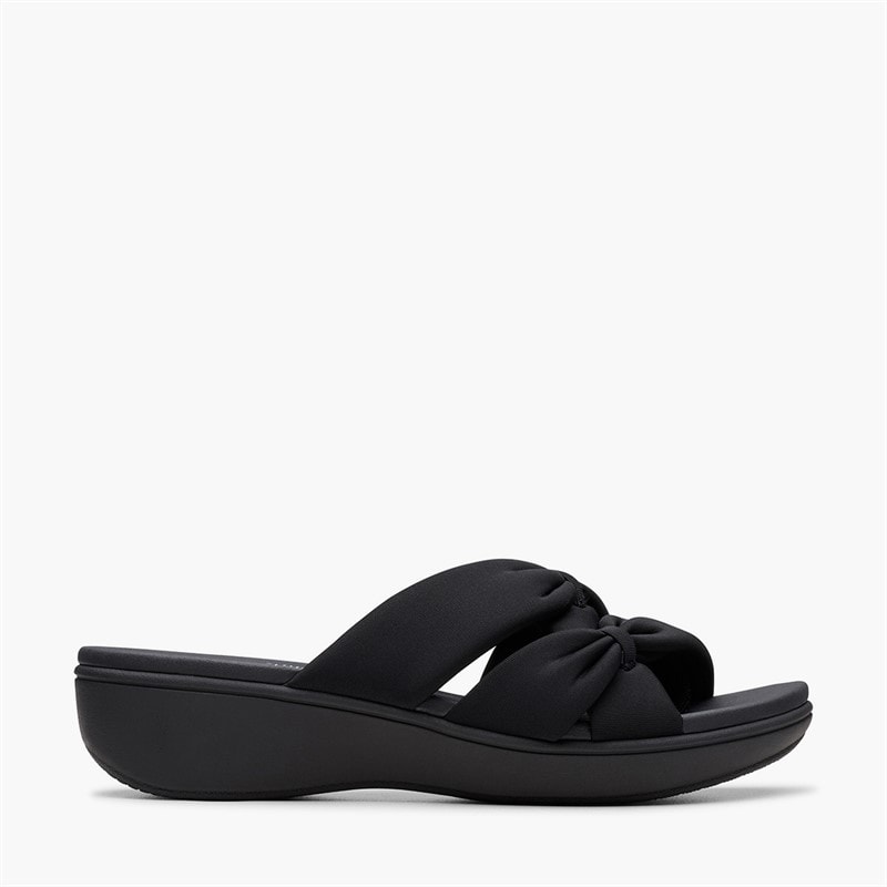Clarks Dames Brinkley Rae Ava Sandalen Zwart/Zwart